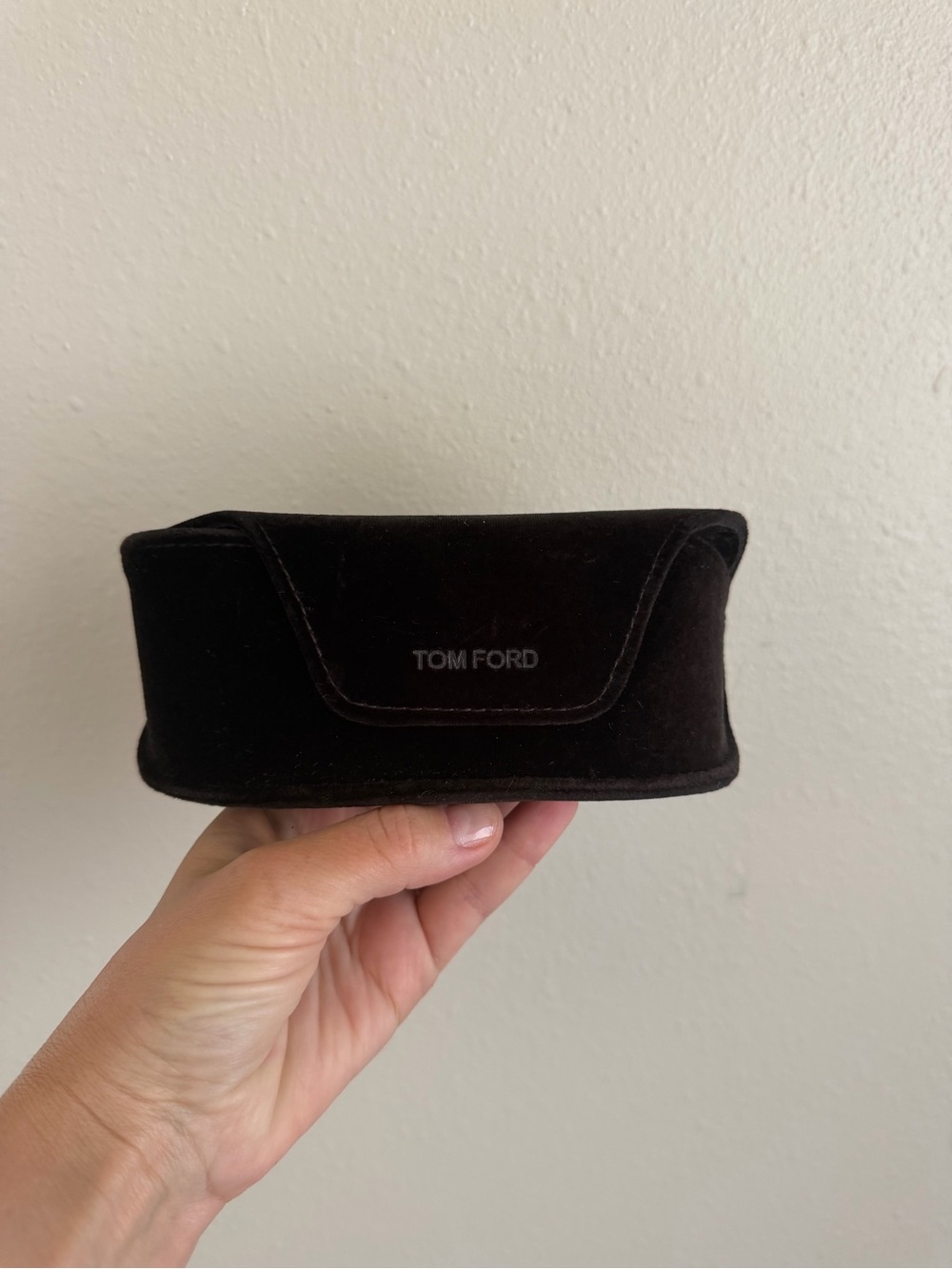 Tom Ford Black Velvet Eyewear Case